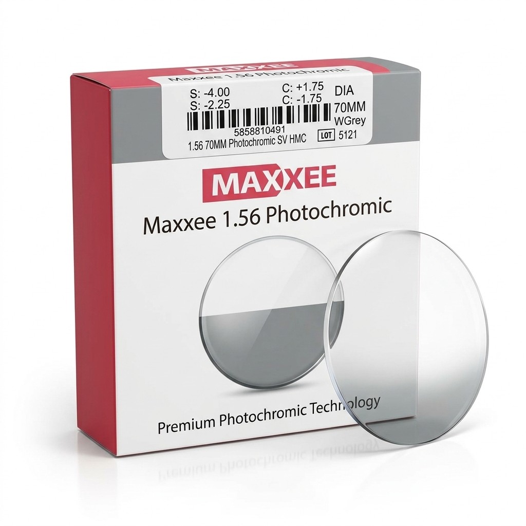 main_LENS-001 Фотохромные линзы Maxxee 1.56 Photochromic SV HMC (пара) — изображение 1