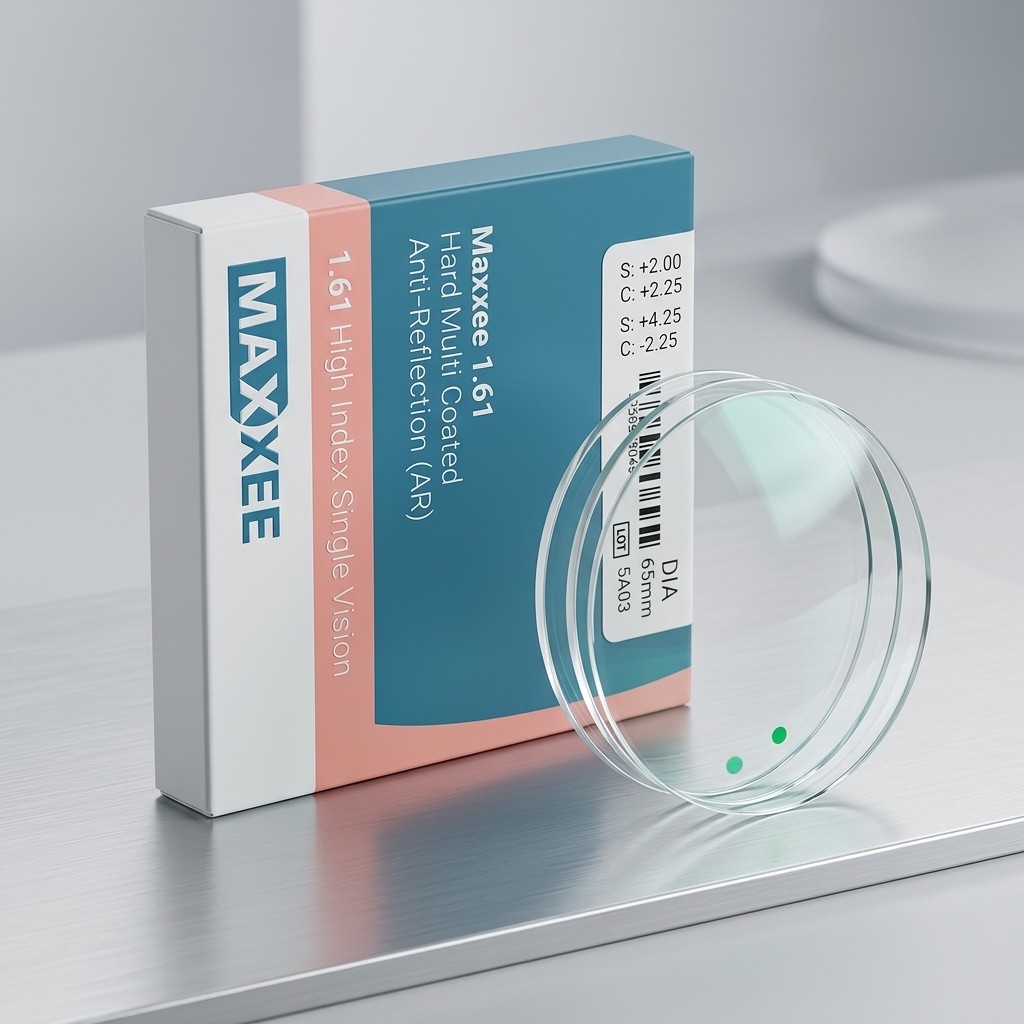 main_LENS-003 Высокоиндексные линзы Maxxee 1.61 High Index SV HMC AR (пара) — изображение 1